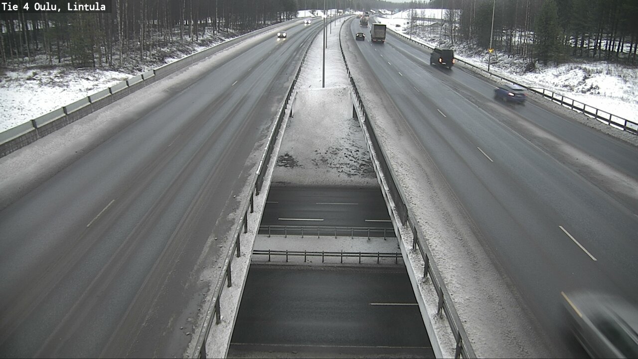 Weather Camera Image Road 4 Oulu, Lintula, Oulu, Pohjois-Pohjanmaa