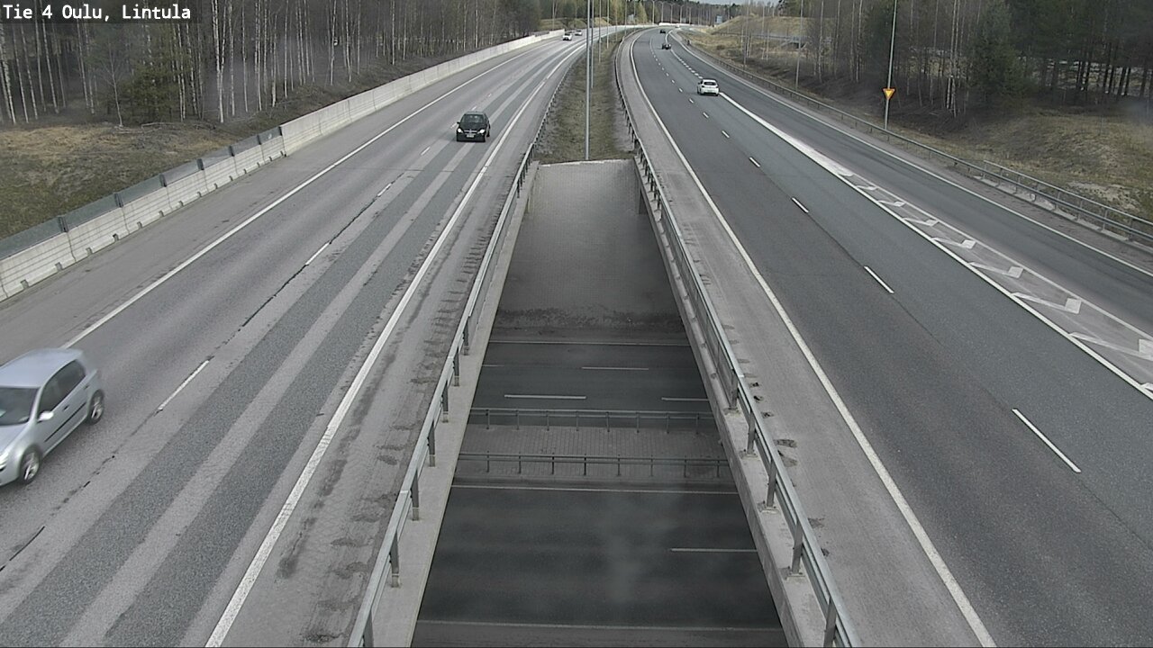 Weather Camera Image Väg 4 Uleåborg, Lintula, Oulu, Pohjois-Pohjanmaa