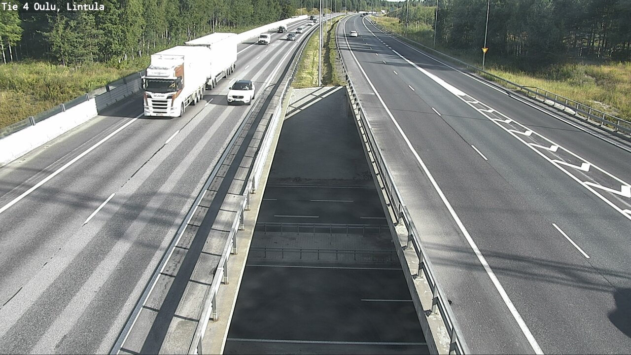 Weather Camera Image Road 4 Oulu, Lintula, Oulu, Pohjois-Pohjanmaa