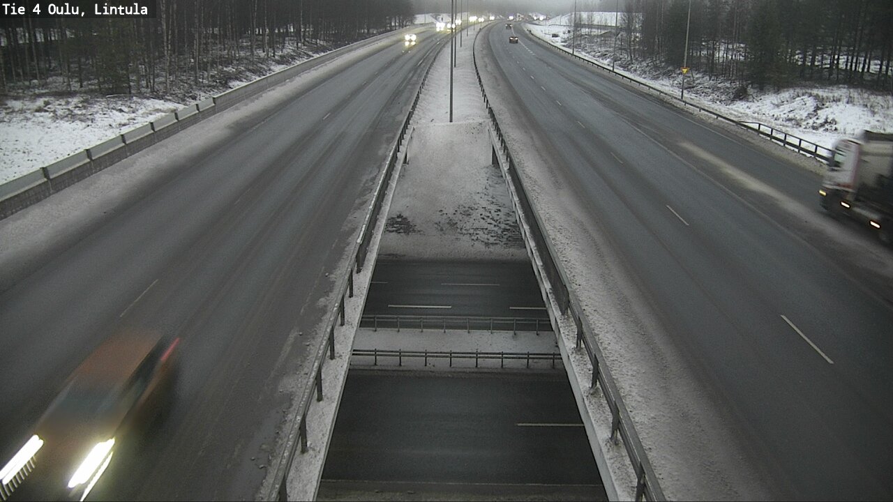 Weather Camera Image Road 4 Oulu, Lintula, Oulu, Pohjois-Pohjanmaa