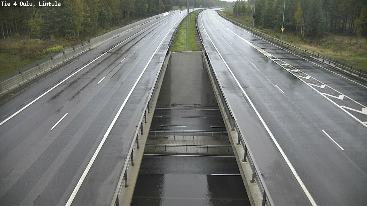 Weather Camera Image Road 4 Oulu, Lintula, Oulu, Pohjois-Pohjanmaa