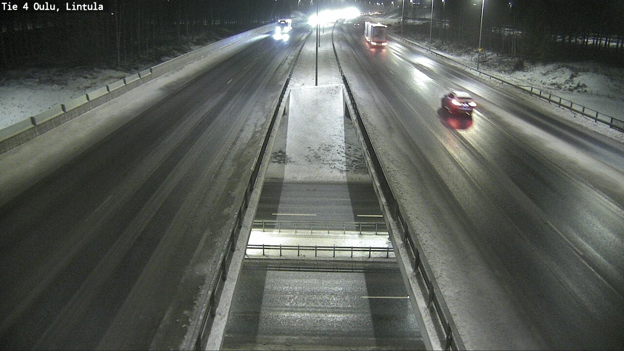Weather Camera Image Road 4 Oulu, Lintula, Oulu, Pohjois-Pohjanmaa