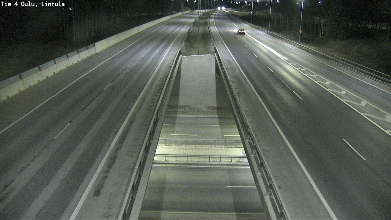 Weather Camera Image Väg 4 Uleåborg, Lintula, Oulu, Pohjois-Pohjanmaa