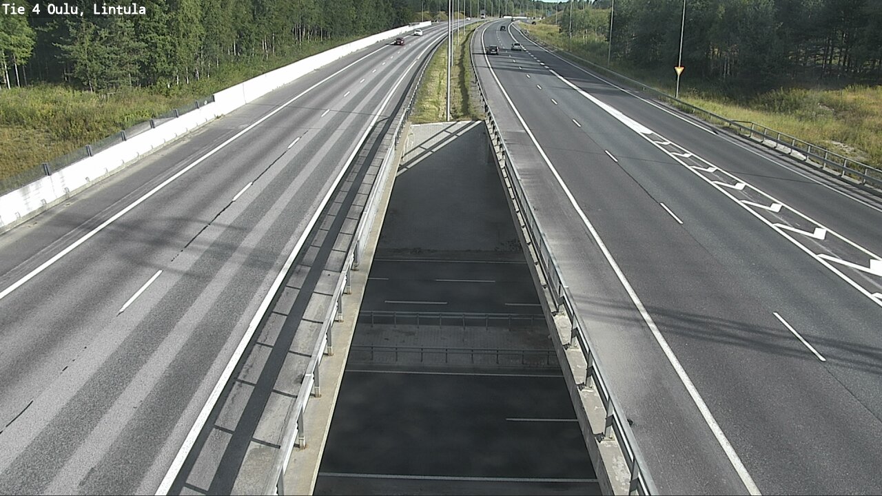 Weather Camera Image Road 4 Oulu, Lintula, Oulu, Pohjois-Pohjanmaa