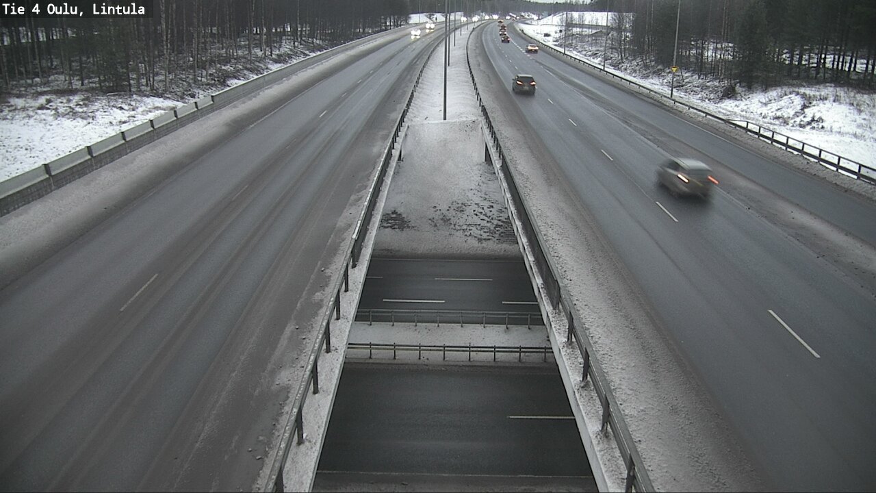 Weather Camera Image Road 4 Oulu, Lintula, Oulu, Pohjois-Pohjanmaa