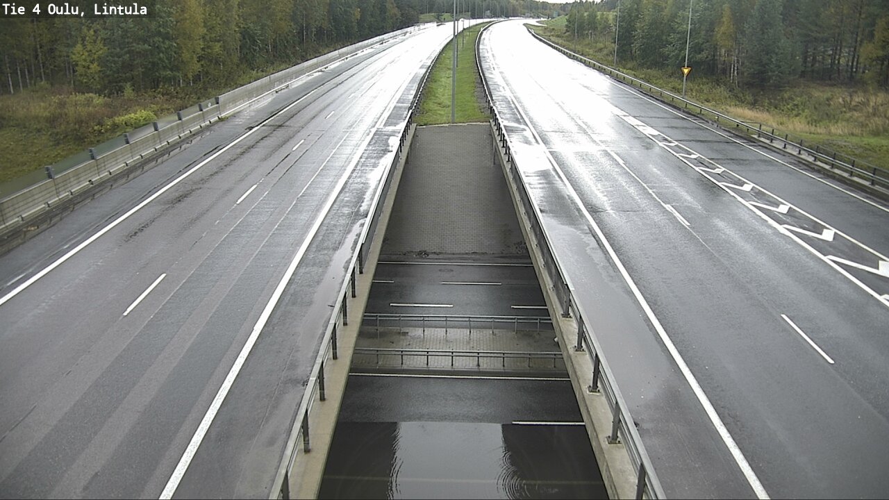 Weather Camera Image Road 4 Oulu, Lintula, Oulu, Pohjois-Pohjanmaa