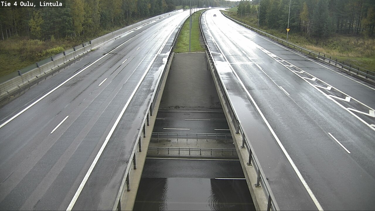 Weather Camera Image Road 4 Oulu, Lintula, Oulu, Pohjois-Pohjanmaa