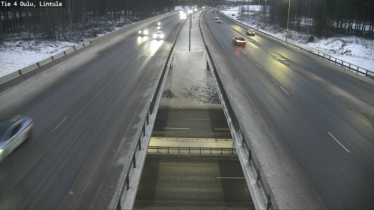 Weather Camera Image Road 4 Oulu, Lintula, Oulu, Pohjois-Pohjanmaa