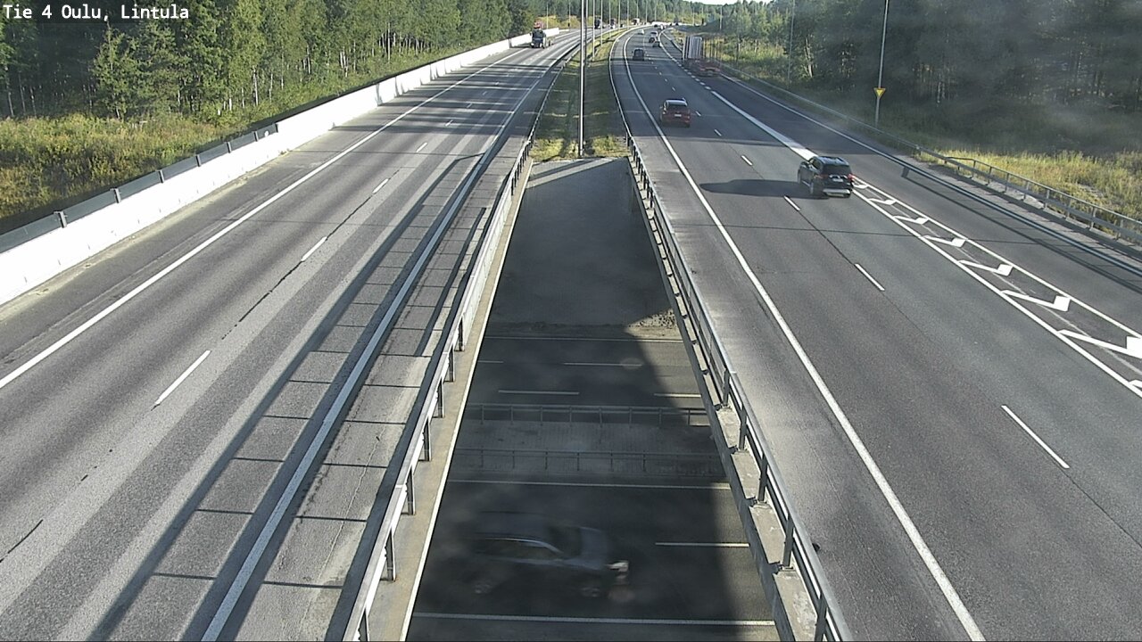 Weather Camera Image Road 4 Oulu, Lintula, Oulu, Pohjois-Pohjanmaa