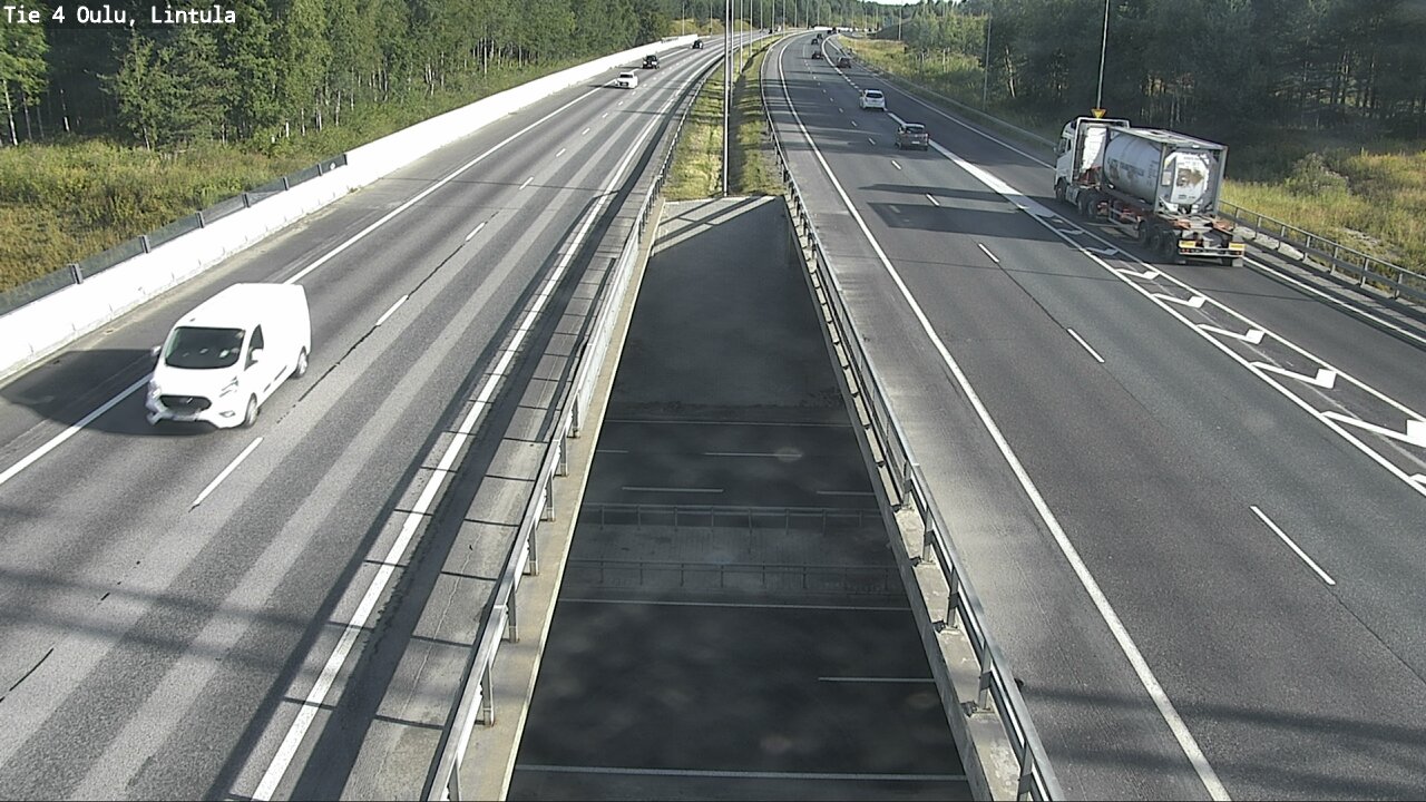 Weather Camera Image Road 4 Oulu, Lintula, Oulu, Pohjois-Pohjanmaa