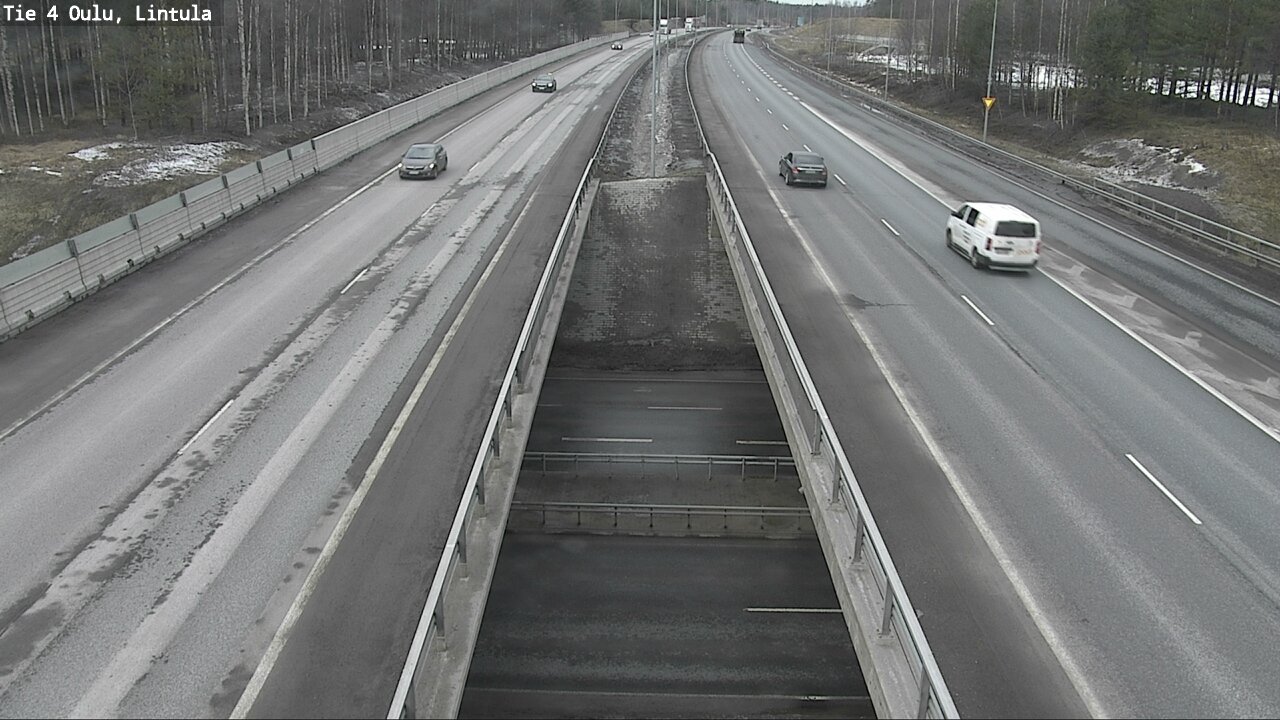 Weather Camera Image Road 4 Oulu, Lintula, Oulu, Pohjois-Pohjanmaa