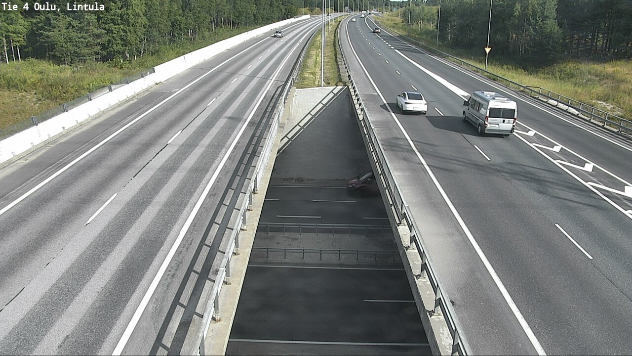 Weather Camera Image Road 4 Oulu, Lintula, Oulu, Pohjois-Pohjanmaa