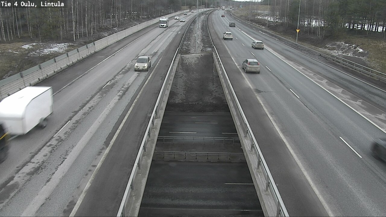 Weather Camera Image Road 4 Oulu, Lintula, Oulu, Pohjois-Pohjanmaa