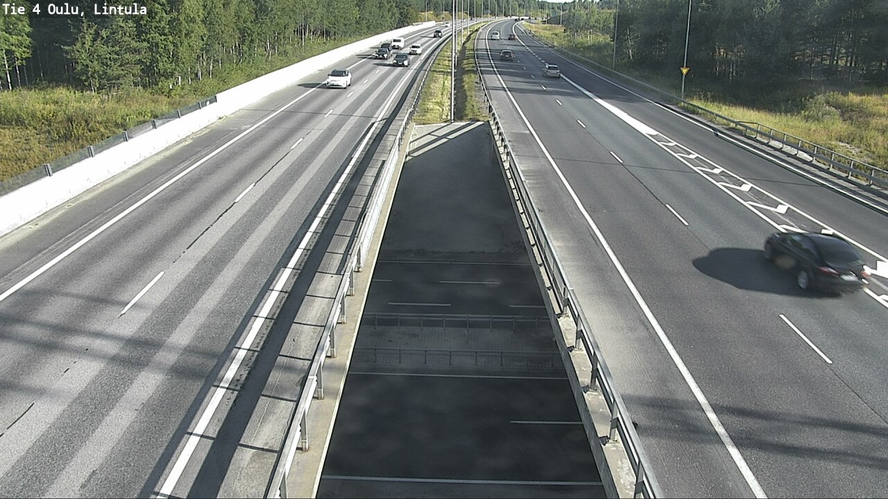 Weather Camera Image Road 4 Oulu, Lintula, Oulu, Pohjois-Pohjanmaa