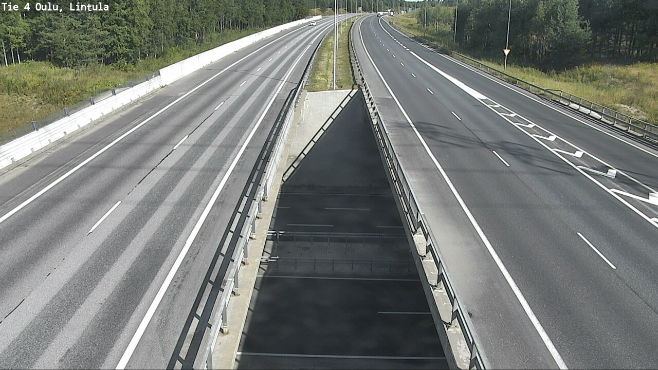 Weather Camera Image Road 4 Oulu, Lintula, Oulu, Pohjois-Pohjanmaa