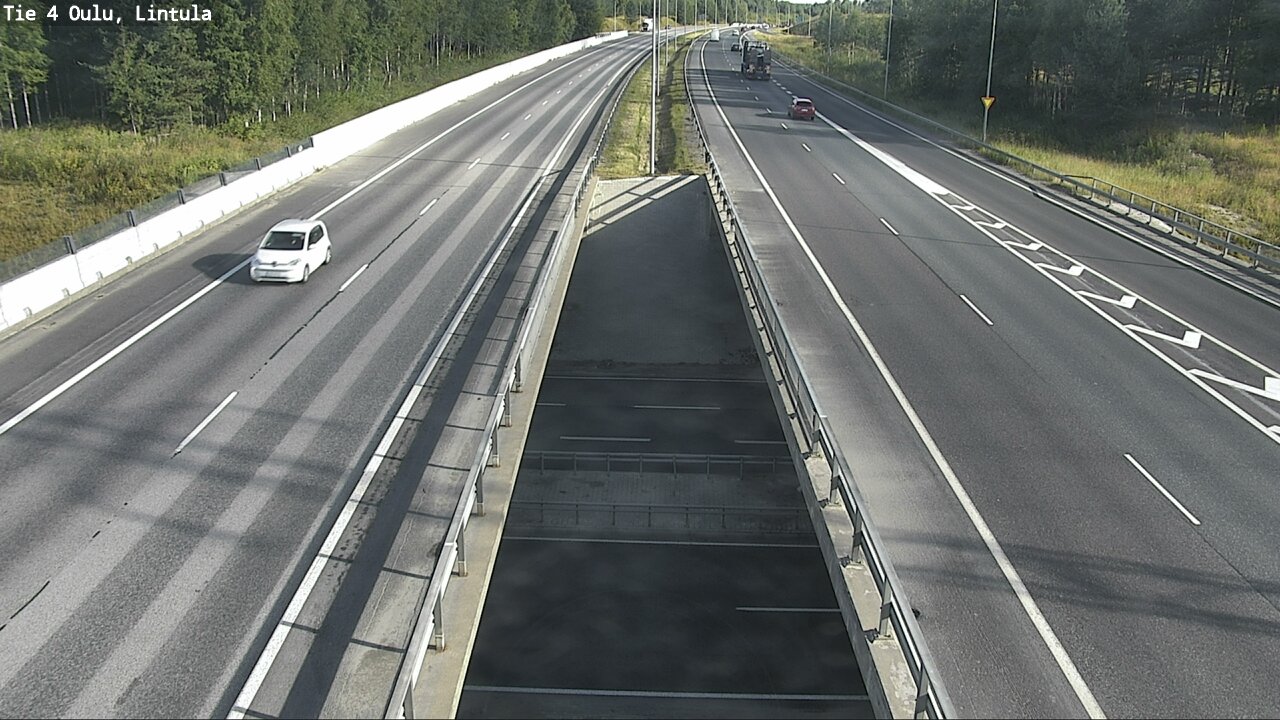 Weather Camera Image Road 4 Oulu, Lintula, Oulu, Pohjois-Pohjanmaa