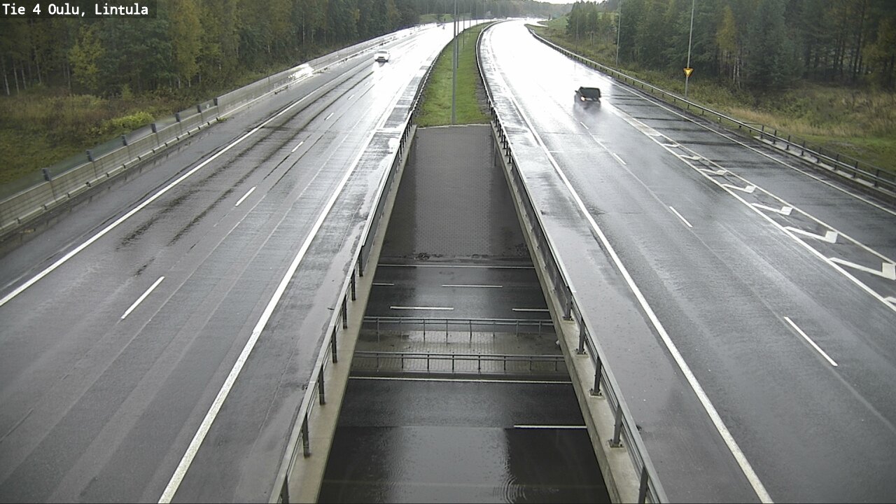 Weather Camera Image Road 4 Oulu, Lintula, Oulu, Pohjois-Pohjanmaa