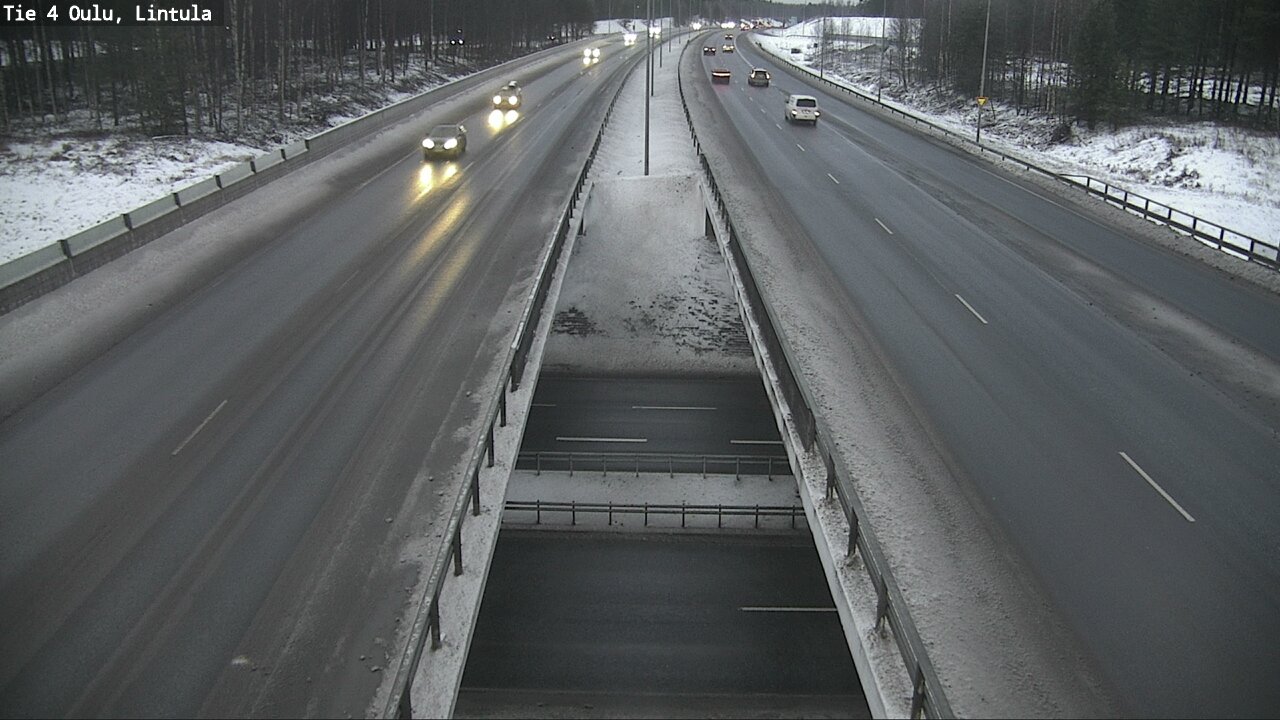 Weather Camera Image Road 4 Oulu, Lintula, Oulu, Pohjois-Pohjanmaa