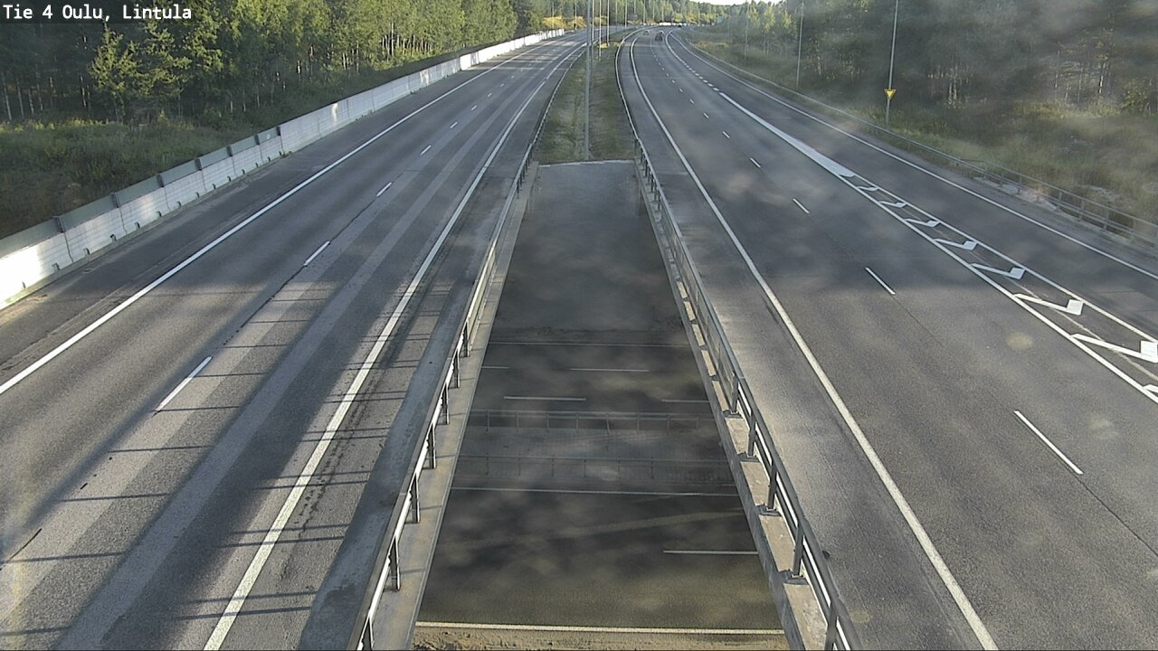Weather Camera Image Road 4 Oulu, Lintula, Oulu, Pohjois-Pohjanmaa