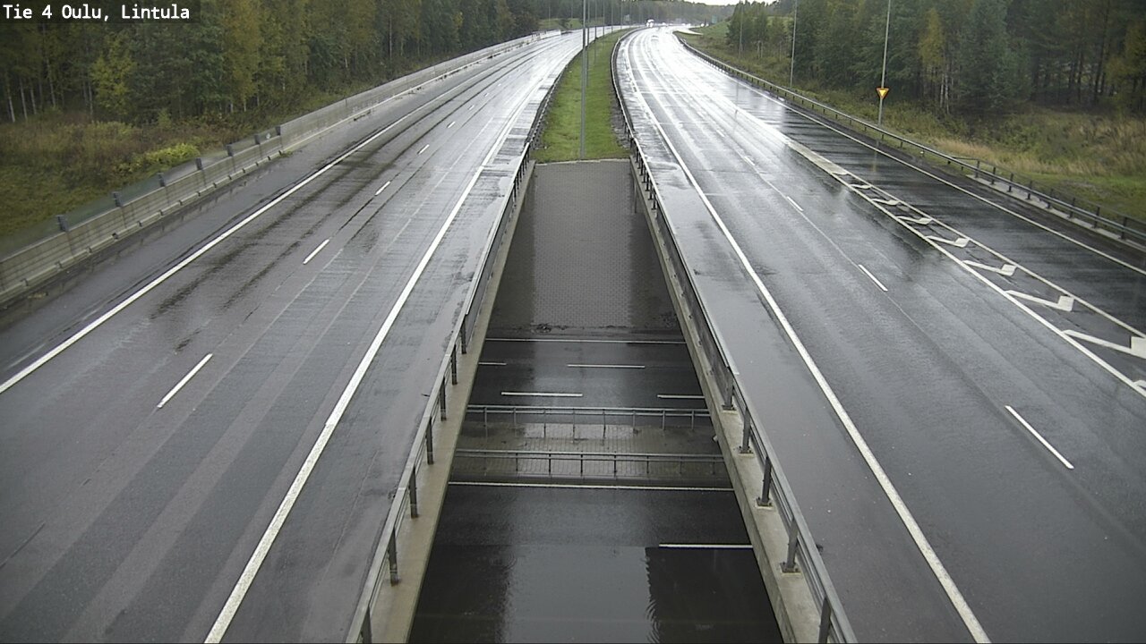 Weather Camera Image Road 4 Oulu, Lintula, Oulu, Pohjois-Pohjanmaa