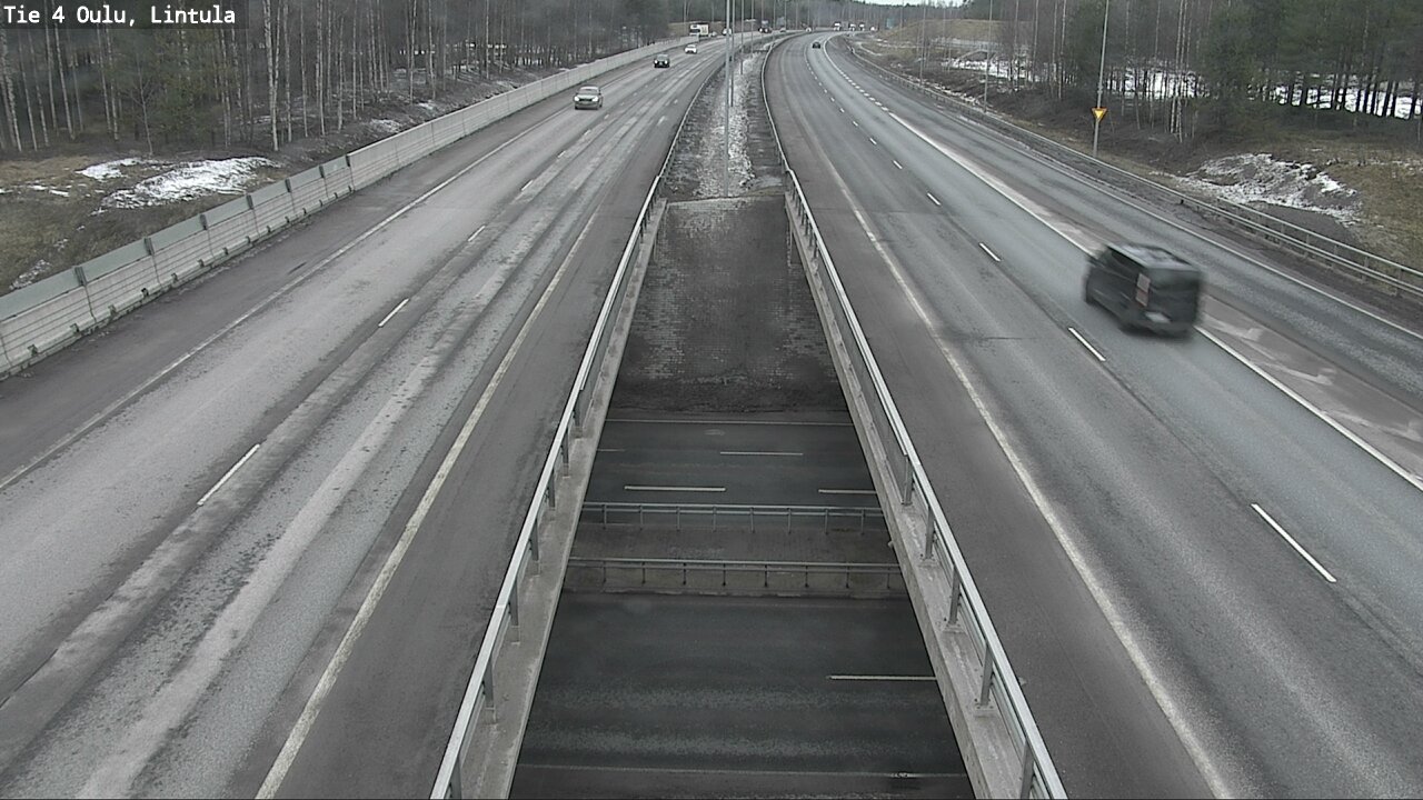 Weather Camera Image Road 4 Oulu, Lintula, Oulu, Pohjois-Pohjanmaa