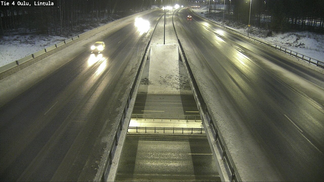 Weather Camera Image Road 4 Oulu, Lintula, Oulu, Pohjois-Pohjanmaa