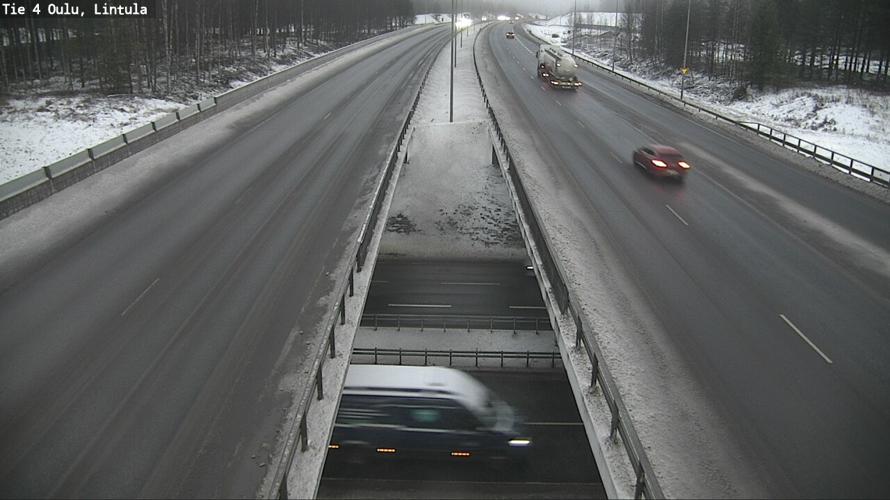 Weather Camera Image Road 4 Oulu, Lintula, Oulu, Pohjois-Pohjanmaa
