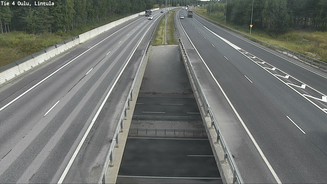 Weather Camera Image Road 4 Oulu, Lintula, Oulu, Pohjois-Pohjanmaa