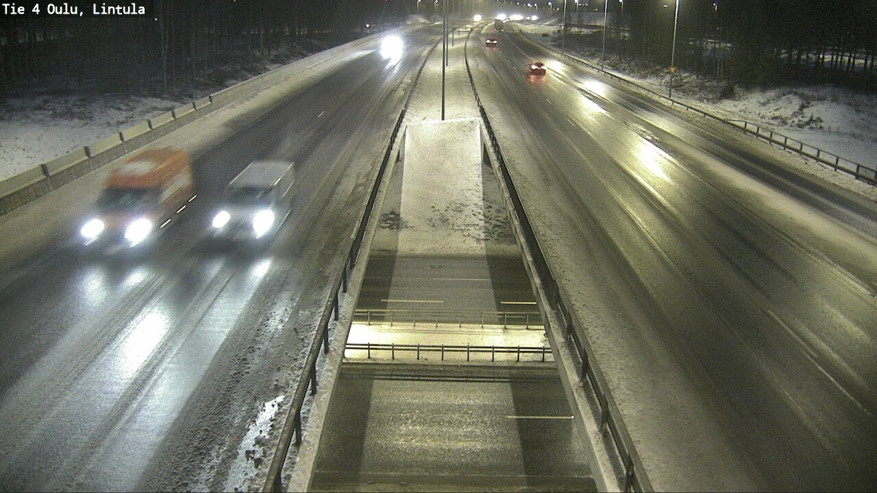 Weather Camera Image Road 4 Oulu, Lintula, Oulu, Pohjois-Pohjanmaa