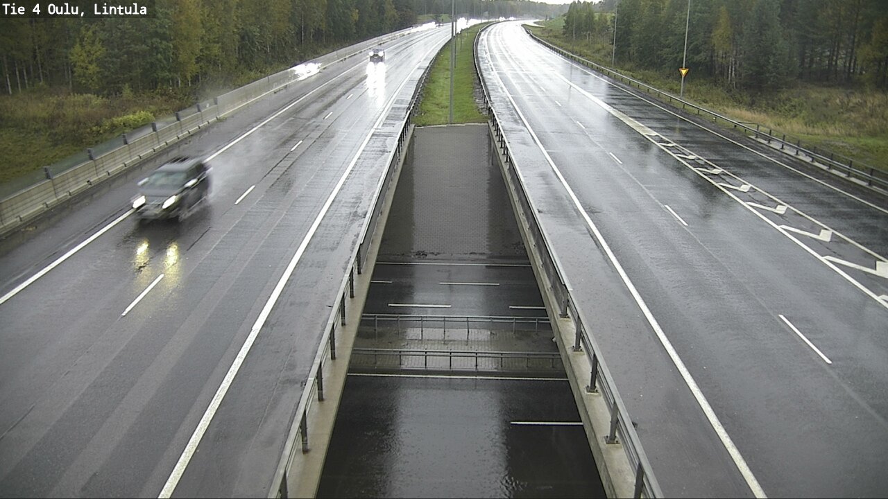 Weather Camera Image Road 4 Oulu, Lintula, Oulu, Pohjois-Pohjanmaa
