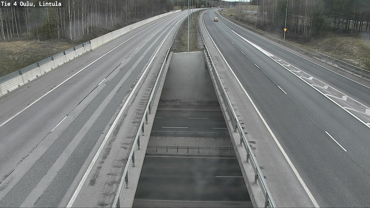 Weather Camera Image Väg 4 Uleåborg, Lintula, Oulu, Pohjois-Pohjanmaa
