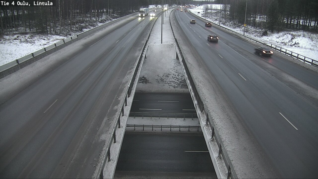 Weather Camera Image Road 4 Oulu, Lintula, Oulu, Pohjois-Pohjanmaa