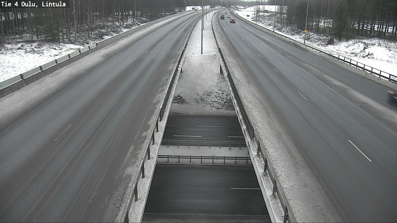 Weather Camera Image Road 4 Oulu, Lintula, Oulu, Pohjois-Pohjanmaa