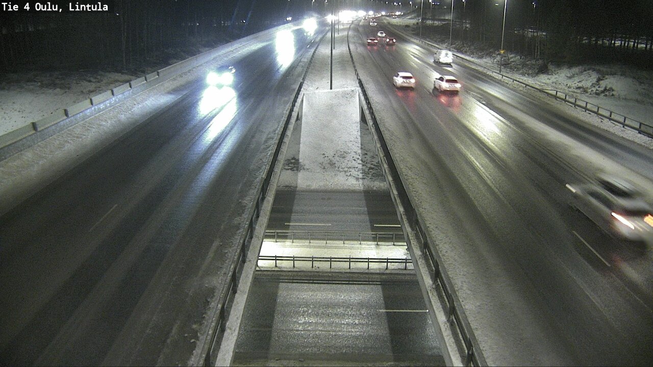 Weather Camera Image Road 4 Oulu, Lintula, Oulu, Pohjois-Pohjanmaa