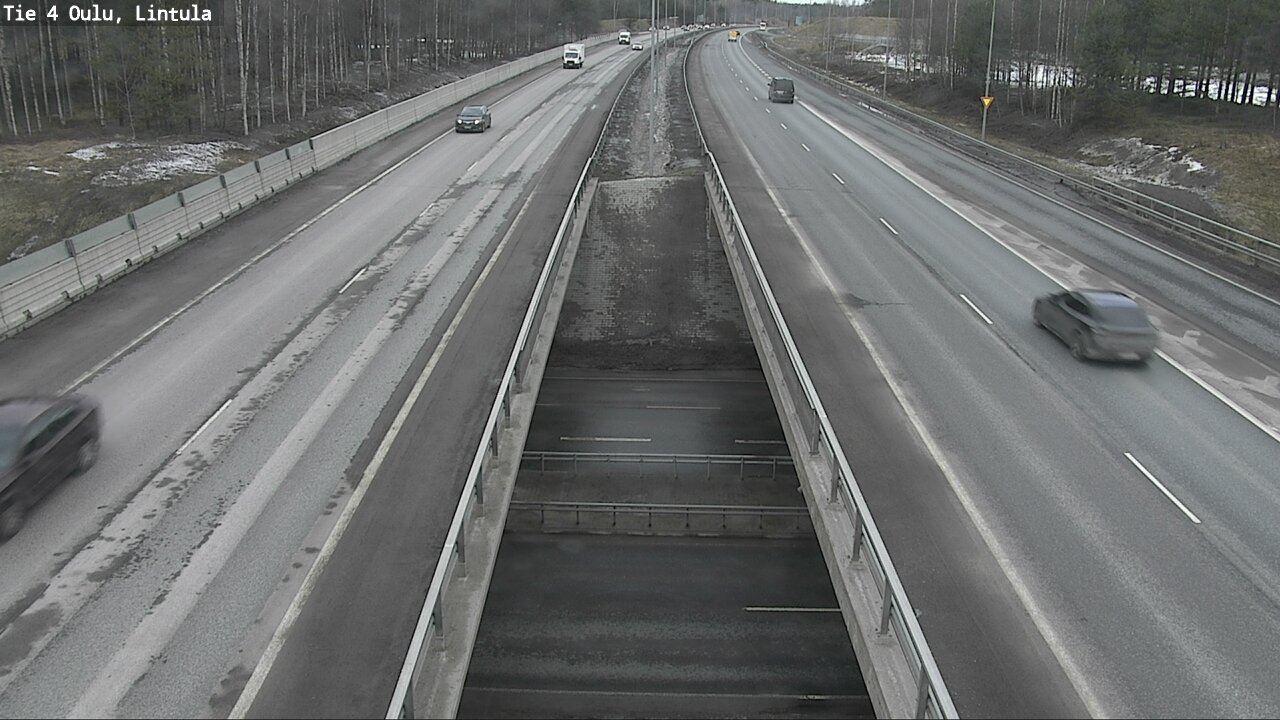 Weather Camera Image Road 4 Oulu, Lintula, Oulu, Pohjois-Pohjanmaa