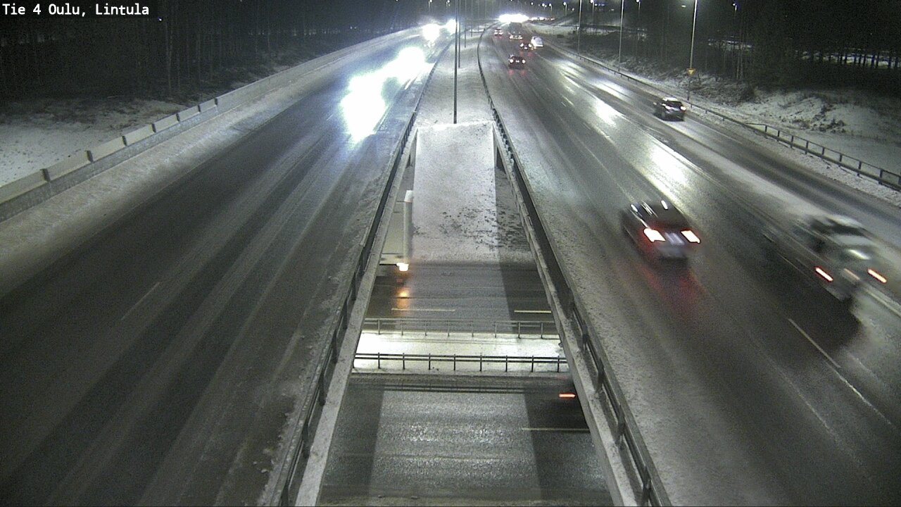Weather Camera Image Road 4 Oulu, Lintula, Oulu, Pohjois-Pohjanmaa