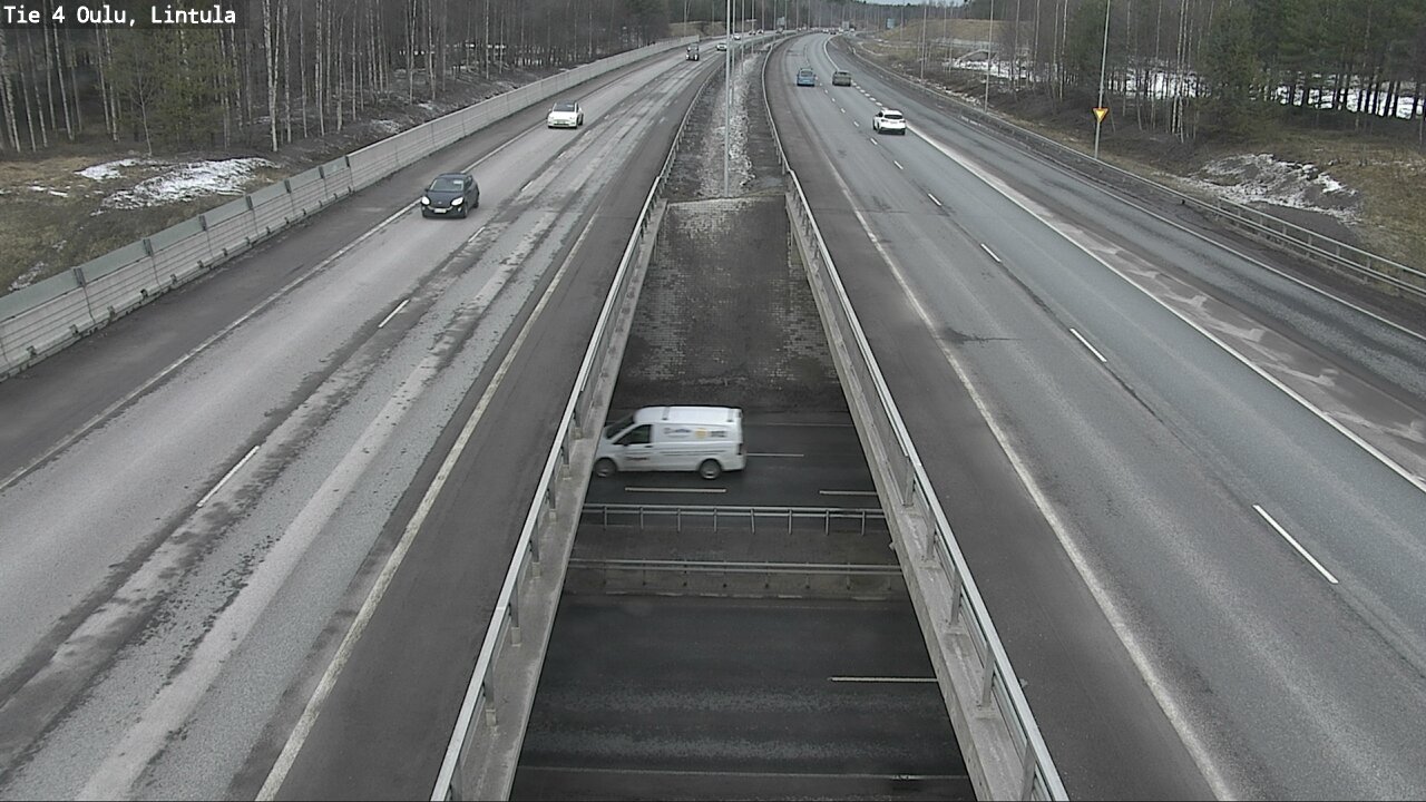 Weather Camera Image Road 4 Oulu, Lintula, Oulu, Pohjois-Pohjanmaa