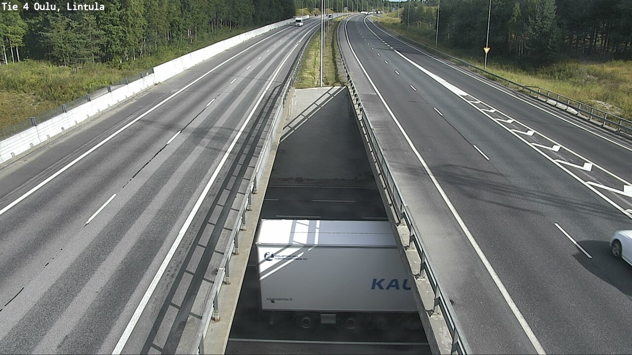 Weather Camera Image Road 4 Oulu, Lintula, Oulu, Pohjois-Pohjanmaa
