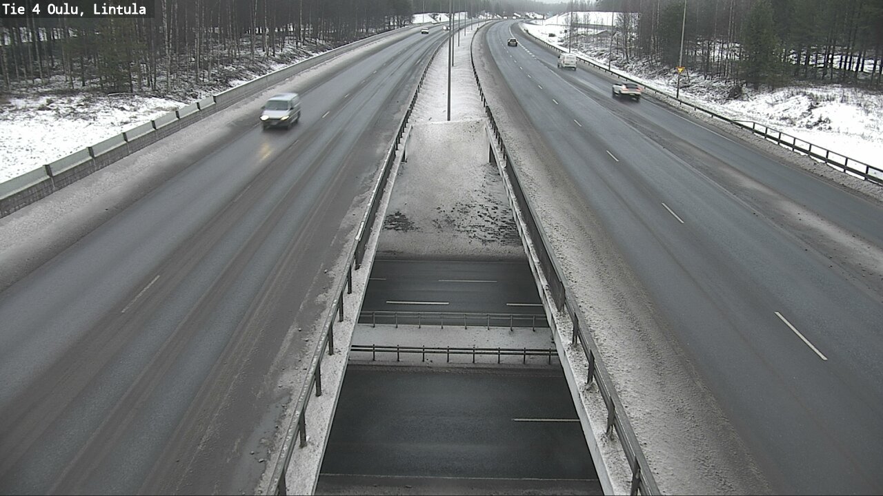 Weather Camera Image Road 4 Oulu, Lintula, Oulu, Pohjois-Pohjanmaa