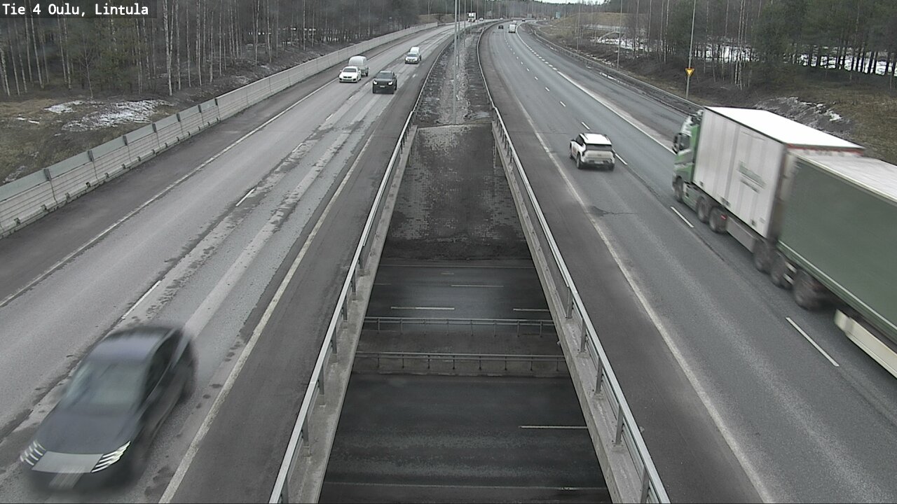 Weather Camera Image Road 4 Oulu, Lintula, Oulu, Pohjois-Pohjanmaa