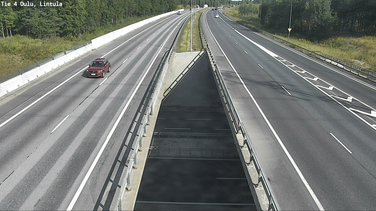 Weather Camera Image Road 4 Oulu, Lintula, Oulu, Pohjois-Pohjanmaa