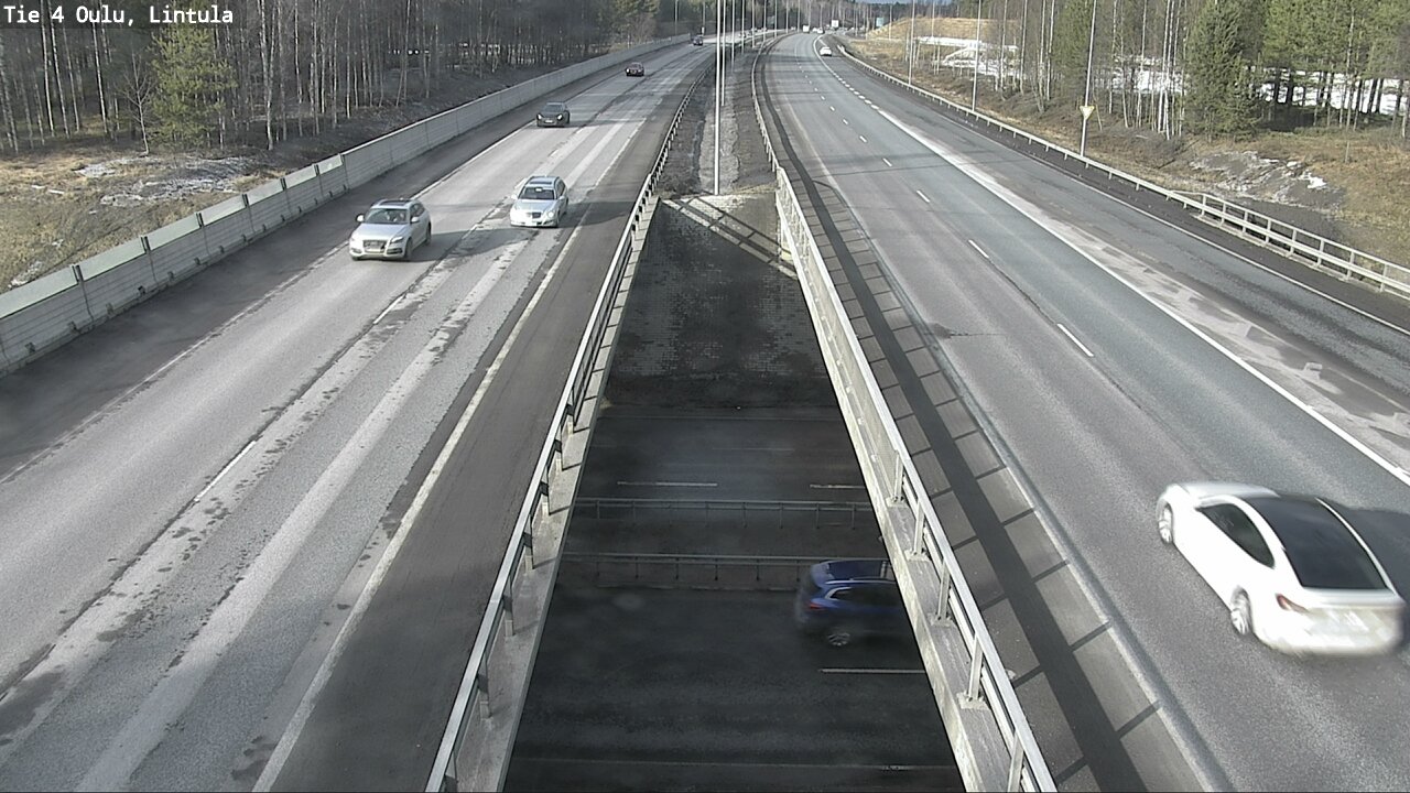 Weather Camera Image Road 4 Oulu, Lintula, Oulu, Pohjois-Pohjanmaa