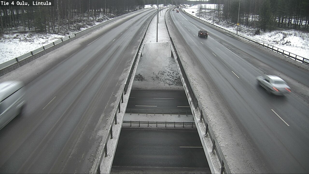 Weather Camera Image Road 4 Oulu, Lintula, Oulu, Pohjois-Pohjanmaa