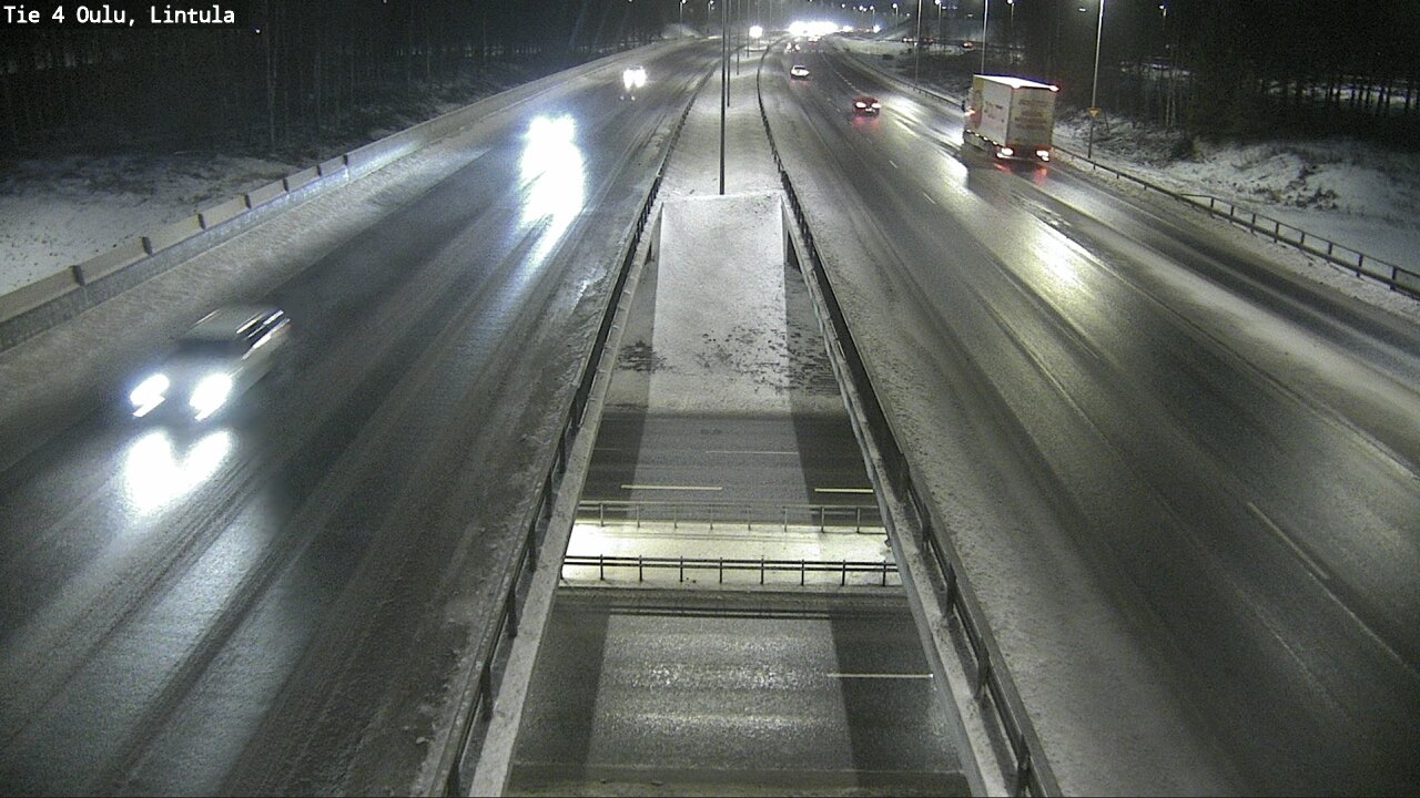 Weather Camera Image Road 4 Oulu, Lintula, Oulu, Pohjois-Pohjanmaa