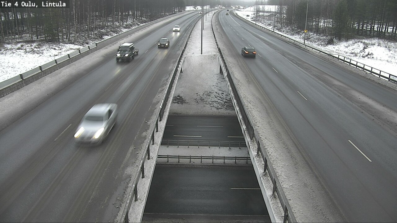 Weather Camera Image Road 4 Oulu, Lintula, Oulu, Pohjois-Pohjanmaa