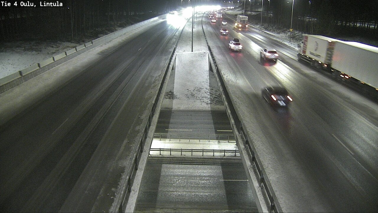 Weather Camera Image Road 4 Oulu, Lintula, Oulu, Pohjois-Pohjanmaa