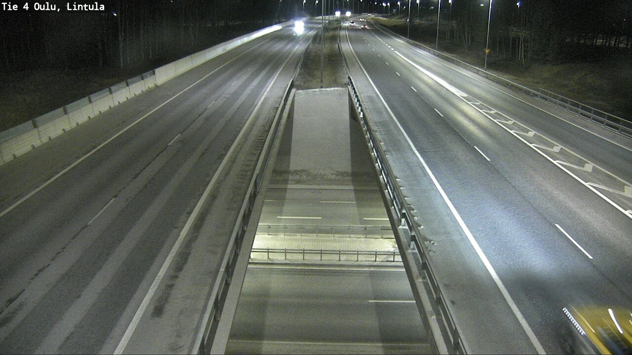 Weather Camera Image Väg 4 Uleåborg, Lintula, Oulu, Pohjois-Pohjanmaa