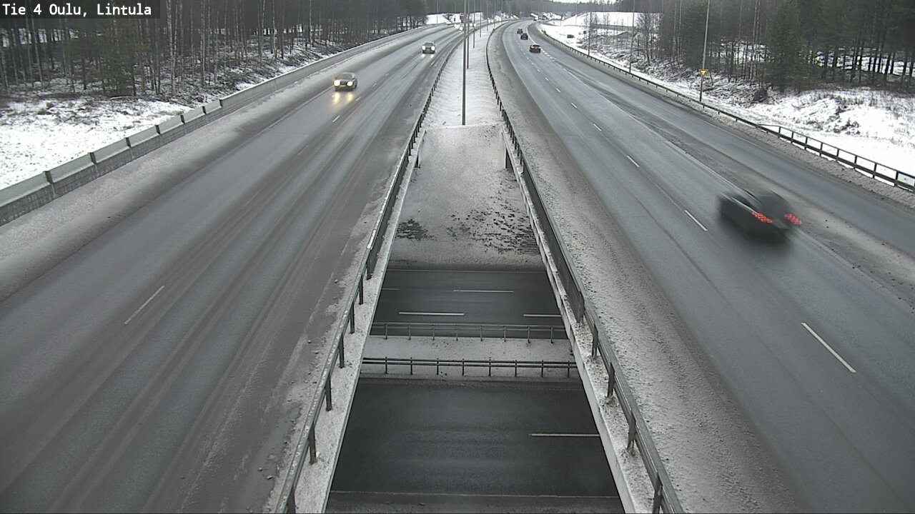 Weather Camera Image Road 4 Oulu, Lintula, Oulu, Pohjois-Pohjanmaa