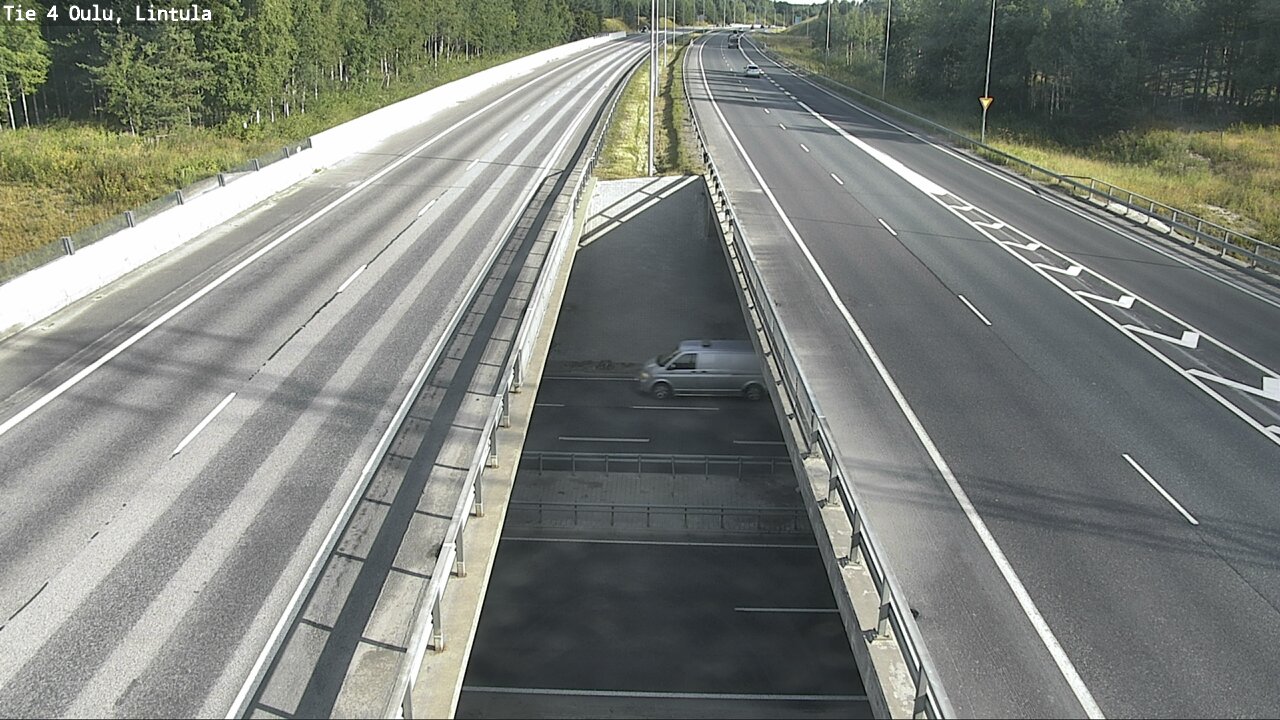 Weather Camera Image Road 4 Oulu, Lintula, Oulu, Pohjois-Pohjanmaa