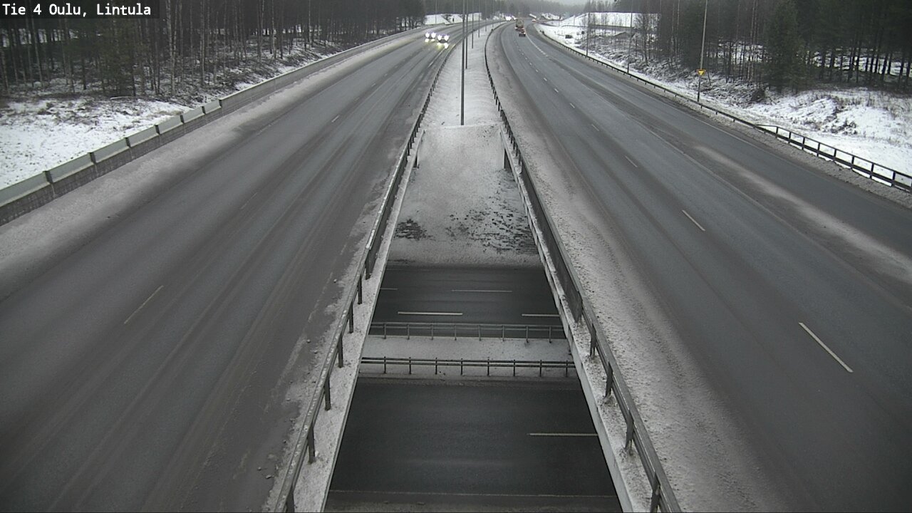 Weather Camera Image Road 4 Oulu, Lintula, Oulu, Pohjois-Pohjanmaa